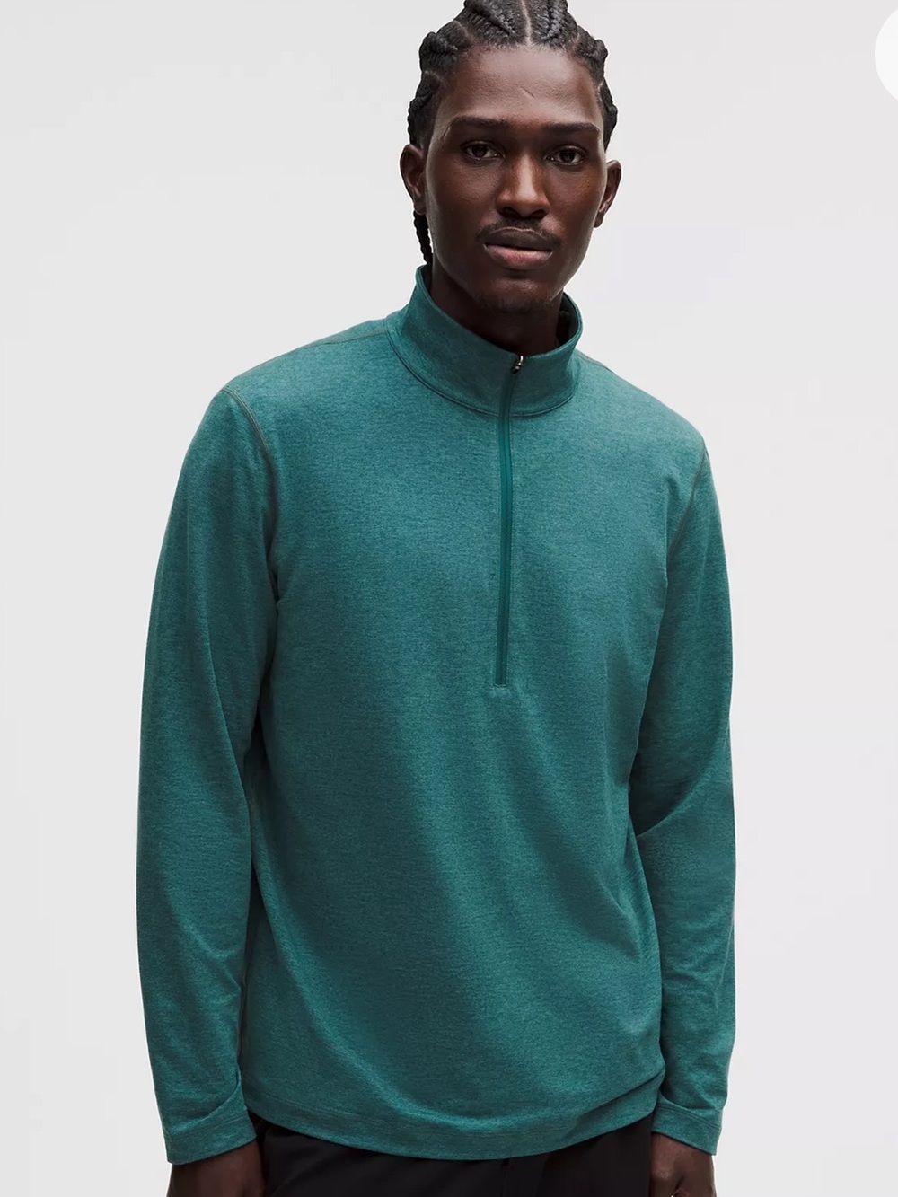 lululemon athletica Men's Deep Marina Half-Zip Pullover